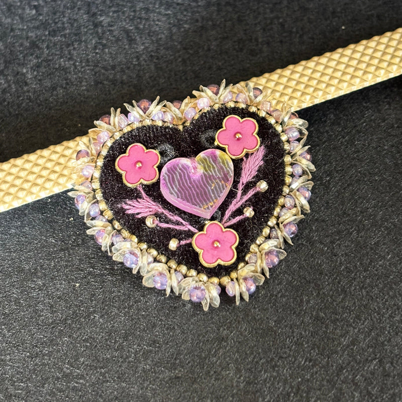Broche Chatoyante - Fleurs de sorcière