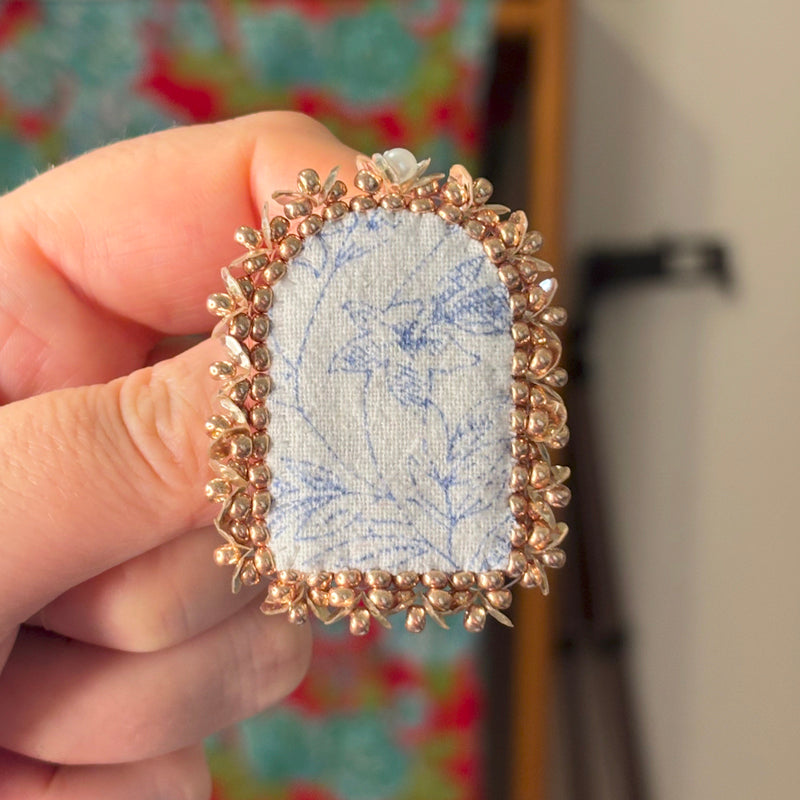 Broche - Brodée - Porte Intérieure