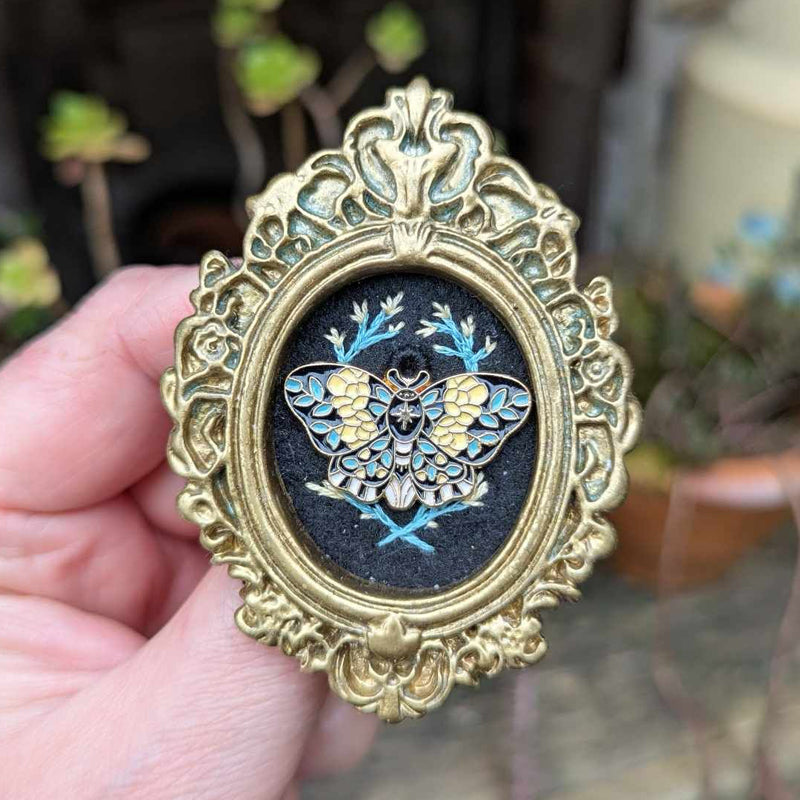 Broche - Grand cadre Papillon