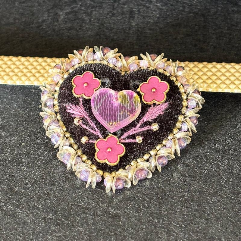 Broche Chatoyante - Fleurs de sorcière