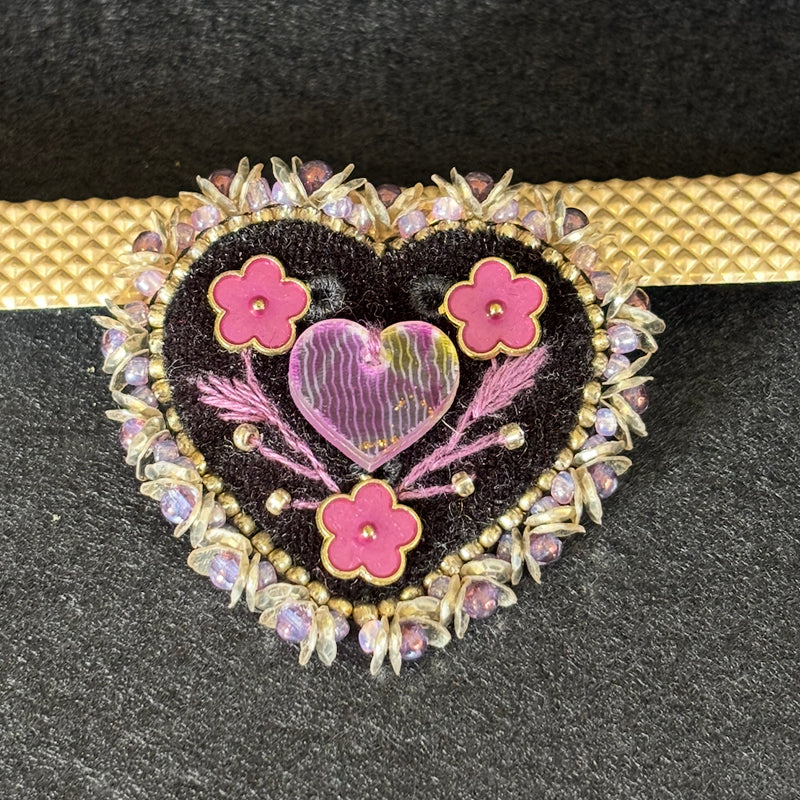 Broche Chatoyante - Fleurs de sorcière