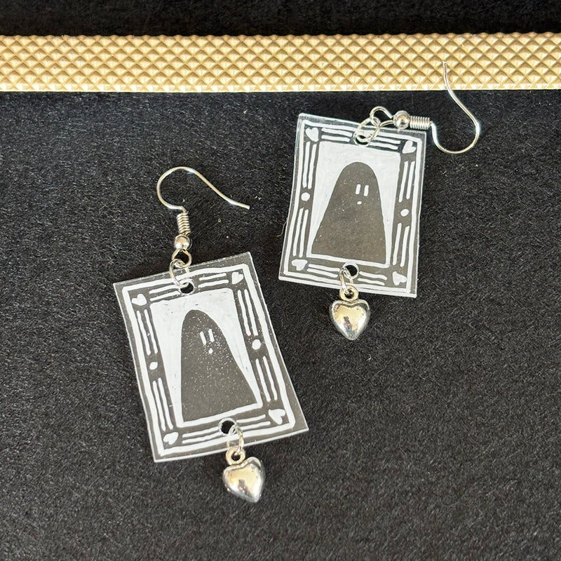 Paire boucles d'oreilles - Hanté - Coeurs