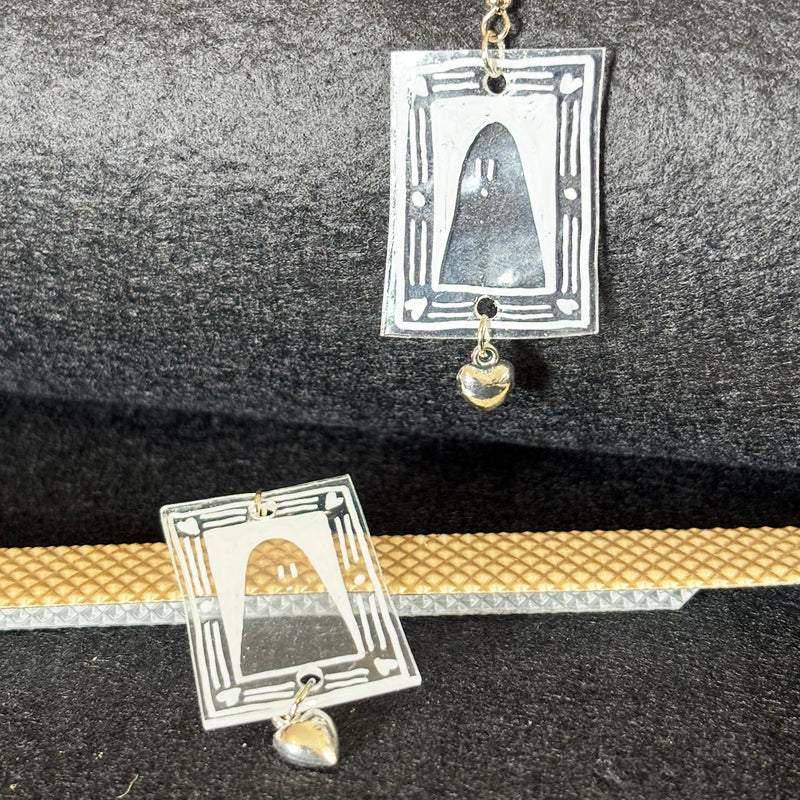 Paire boucles d'oreilles - Hanté - Coeurs