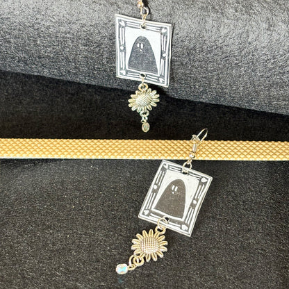 Paire boucles d'oreilles - Hanté - Tournesols