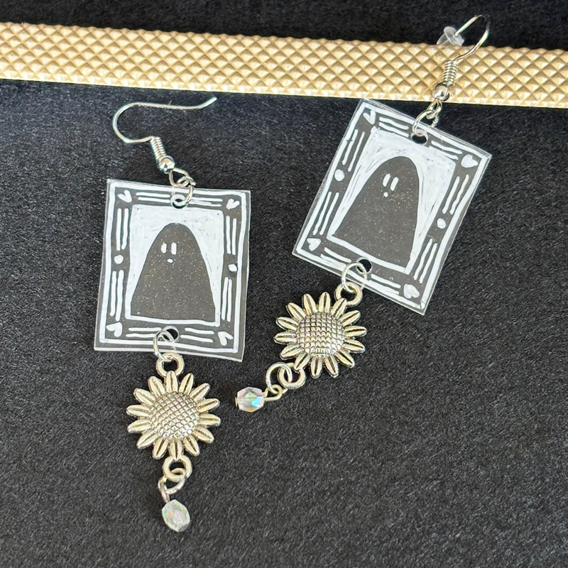 Paire boucles d'oreilles - Hanté - Tournesols