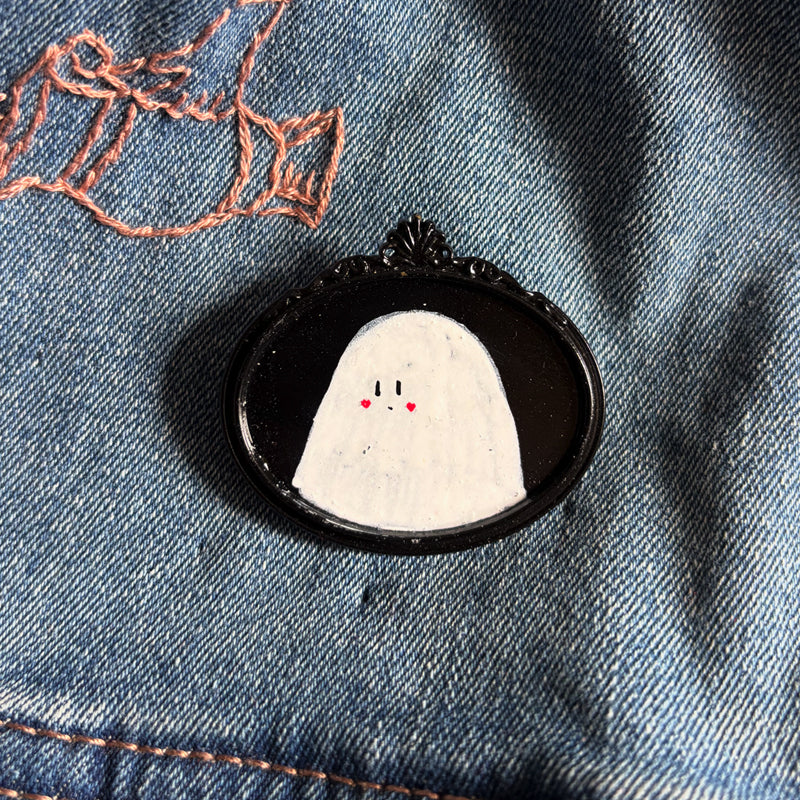 Broche - Support métalique peint