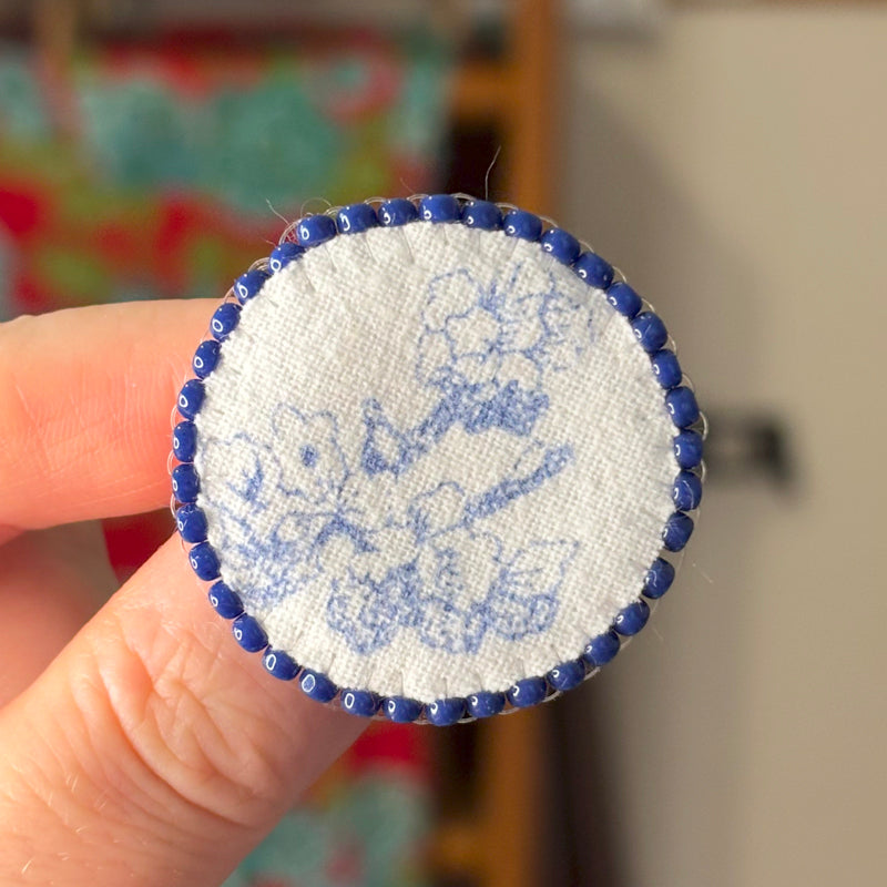 Broche - Brodée - Bucolique