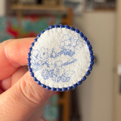 Broche - Brodée - Bucolique
