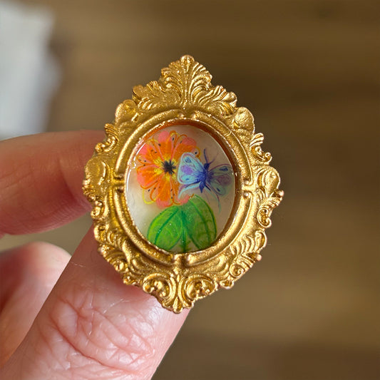 Broche - Cadre - Floral 5