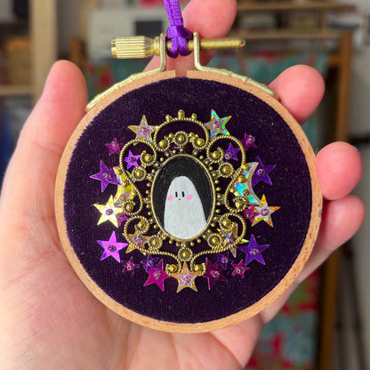 Portrait Hanté - Petit tambour bois - Astro Witch