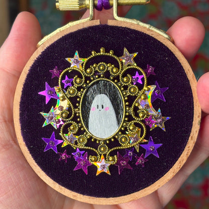 Portrait Hanté - Petit tambour bois - Astro Witch
